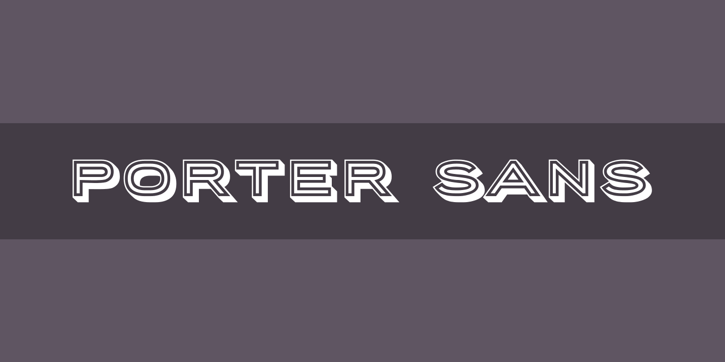 Porter Sans Font